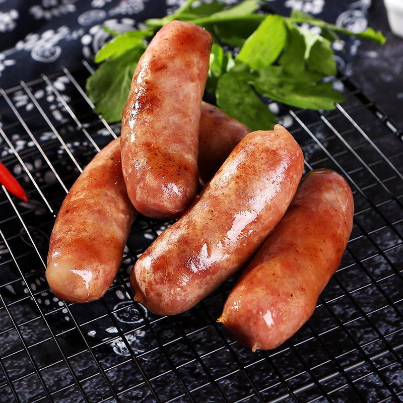 黑椒原味烤肠地道火山石台式热狗纯肉香肠小吃700克