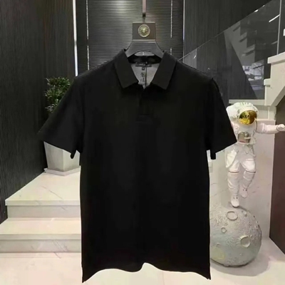 【下单立减一百】夏季新款男士高奢简约净版商务休闲百搭时尚短袖