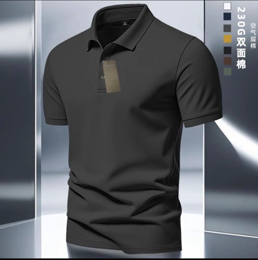 【下单立减一百】爆款夏季新款男短袖POLO衫 高端时尚商务休闲T恤
