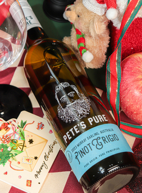 大胡子黑皮诺彼得故事红酒礼盒澳洲进口正品干红干白葡萄酒