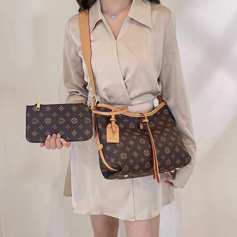 CITEX LV官方旗舰店子母购物袋女包2025新款潮牌复古老花中古单肩,箱包皮具/热销女包/男包,托特包,淘宝优惠券,粉丝福利购,淘宝优惠卷