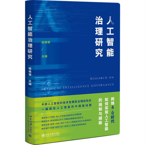 人工智能治理研究 杨晓雷 北京大学旗舰店正版