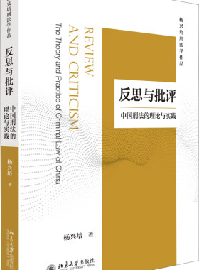反思与批评——中国刑法的理论与实践 北京大学旗舰店正版