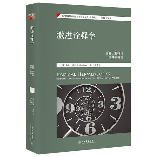 激进诠释学：重复、解构与诠释学筹划 北京大学旗舰店正版