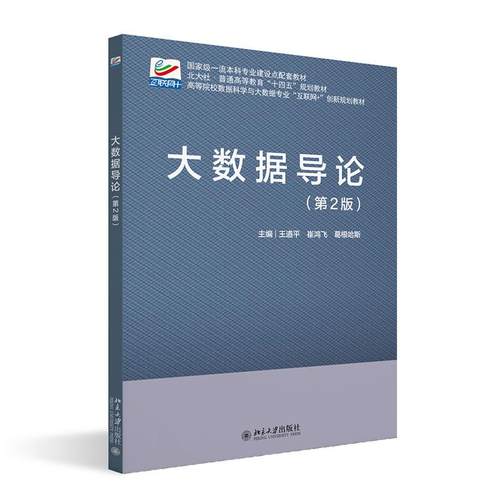 大数据导论 第2版 王道平 大数据技术与应用 大数据的采集存储处理分析 计算机科学与技术 软件工程课程教材 北京大学旗舰店正版