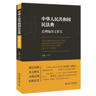 《中华人民共和国民法典》总则编条文要义 北京大学旗舰店正版