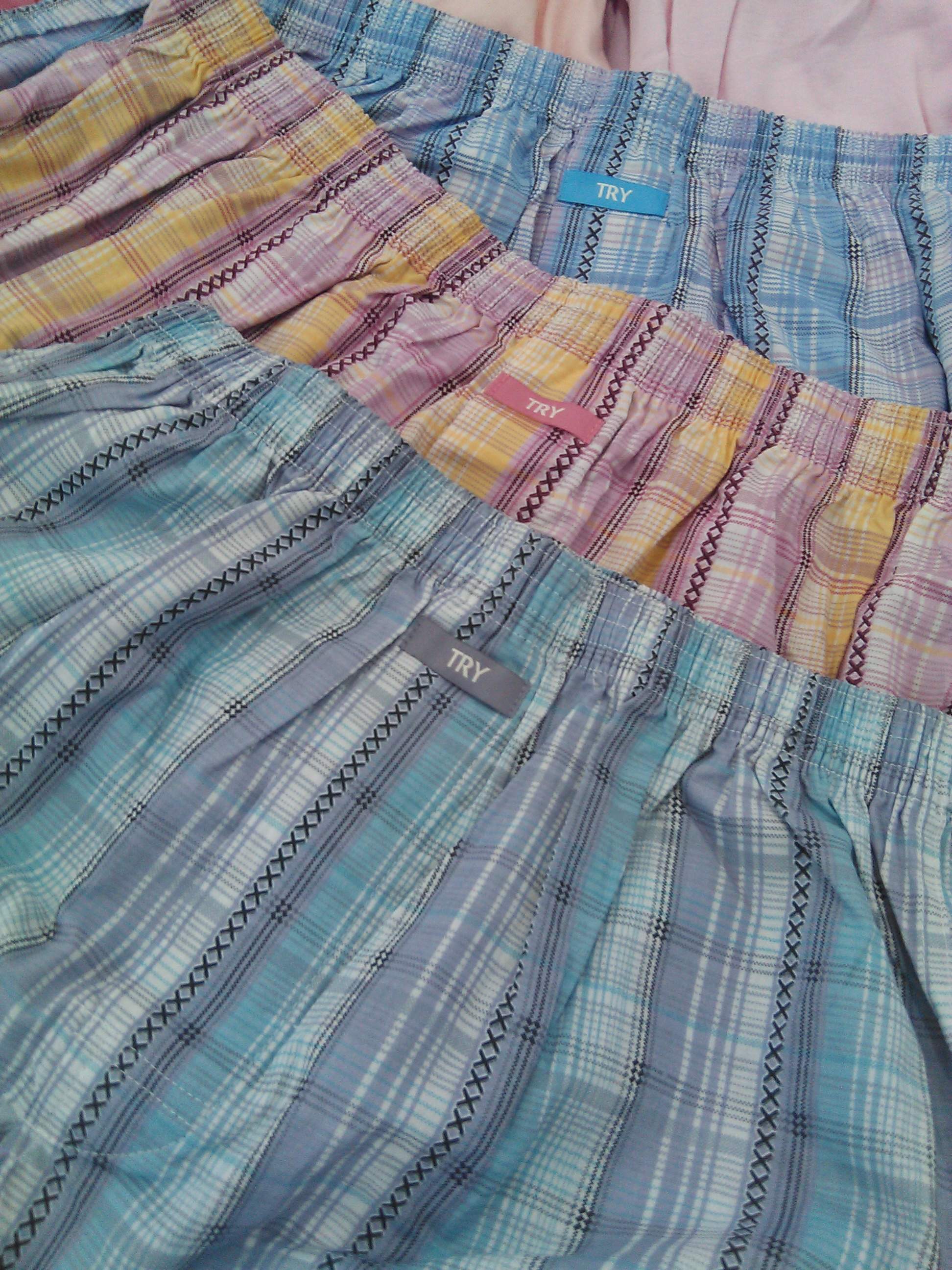 韩国男士纯棉中老年宽松平角短裤