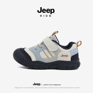 jeep童鞋儿童运动鞋2026秋季新款软底透气男女童跑步鞋耐磨休闲鞋