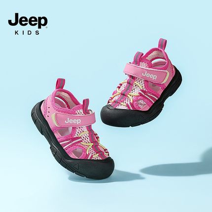 Jeep宝宝夏日学步鞋软底防滑轻便款儿童夏天鞋子巨好看女宝夏鞋潮
