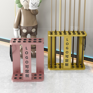 台球杆架落地柜式球杆展示架高端桌球厅室公杆架杆存放收纳放置架