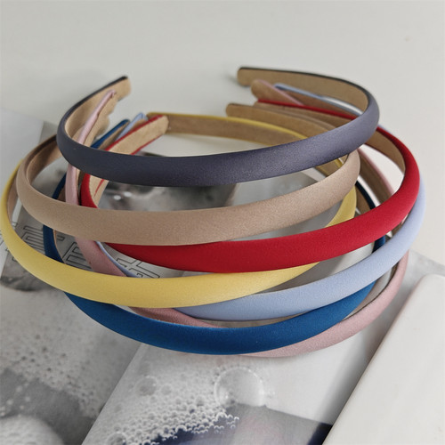 吾庄ins糖果色纯色细版发箍甜美