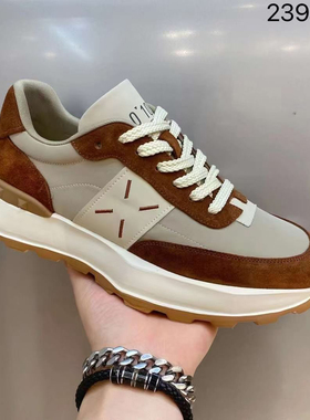 23922-3春夏爆款厚底拼接时尚潮牌马吉拉运动鞋