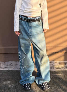 ARROW UP25AW 蓝色水洗做旧蜘蛛牛仔裤 SPIDER BLUE JEANS