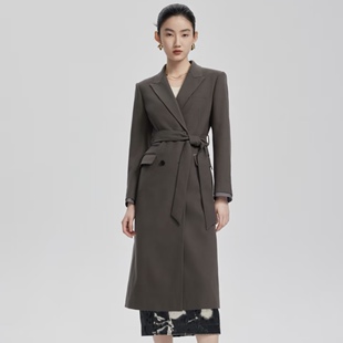 S系列｜“专柜款女装” 24秋新款中长款大衣风衣外套女S24337308