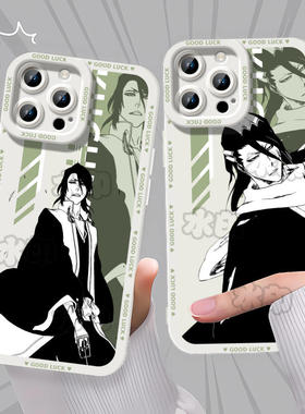 死神境界朽木白哉手机壳适用苹果17IQOO1312红米NOTE15PRO11PROMAX华为P70IQOOZ9TURBO防摔OPPOK13XR16一加