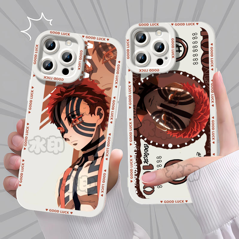 鬼灭之刃无限城上弦猗窝座手机壳适用苹果16华为P70MATE50IQOONEO10防摔小米17PRO红米K70P80OPPORENO14IQOO1
