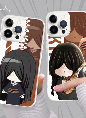 鬼灭之刃无限城上弦鸣女动漫手机壳适用苹果16IQOOZ9TURBOVIVOS301315华为P70OPPOA6Y200I红米NOTER防摔NEO10