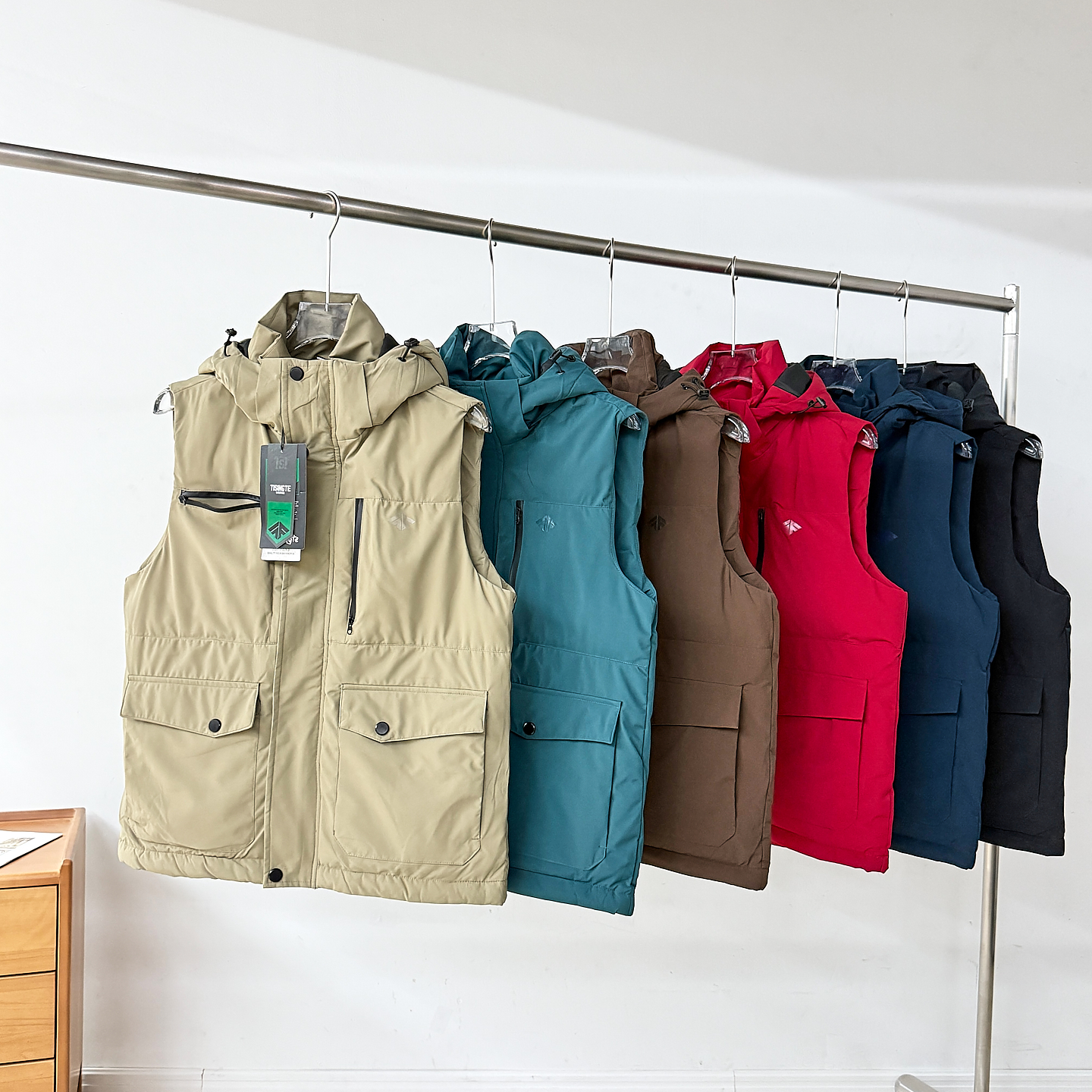 加厚保暖！重磅牛货！俄单男款秋冬高端户外休闲防风雨背心棉马甲