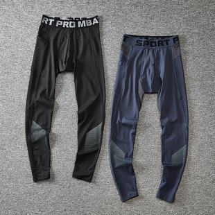 安大妈平替 速干透气排汗高弹 夏季男士运动健身跑步综训紧身长裤