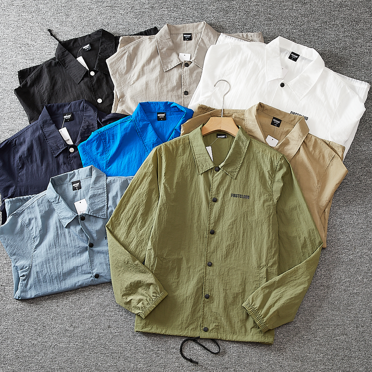 透气防晒皮肤衣教练服夹克外套