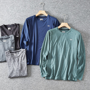 T恤训练上衣 运动长袖 北美外贸Dry速干透气防晒防臭高弹力春季 男士