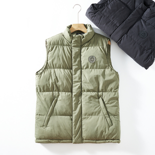 高端防风保暖立领加厚棉马甲背心潮 男士 重磅猛货 2025年秋冬新款