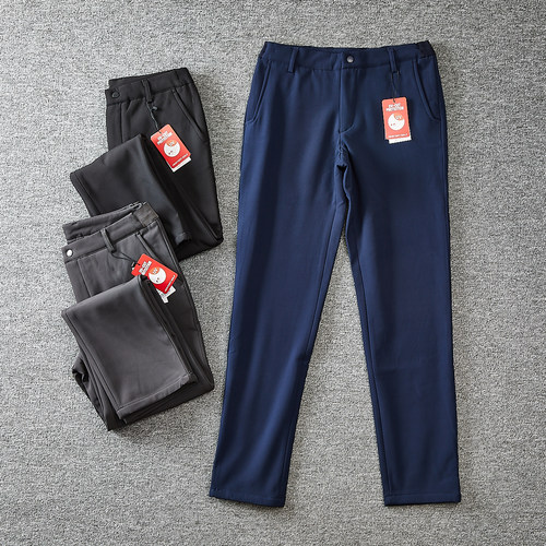 秋冬男士防风休闲裤商务长裤