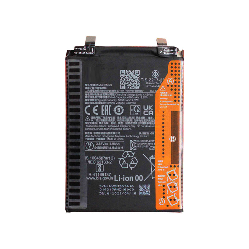 适用红米Note12TPro原装电池手机锂电板零循环小米BM5G免费换新