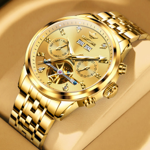 机械表全自动多功能镶钻正名表品牌十大 手表男款 瑞士2025新款 男士