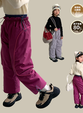 YouHua尤画【滑雪鹅绒工装裤：这个冬天就穿它】10019
