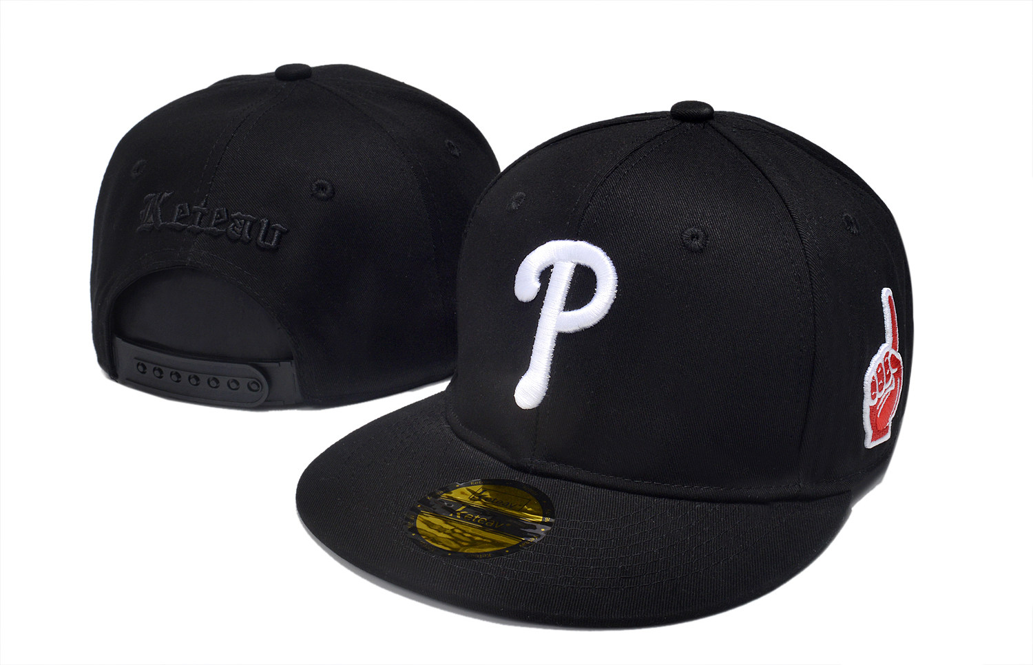 时尚潮流新款男女通用调节扣说唱街舞表演bboy红平沿嘻哈棒球帽子