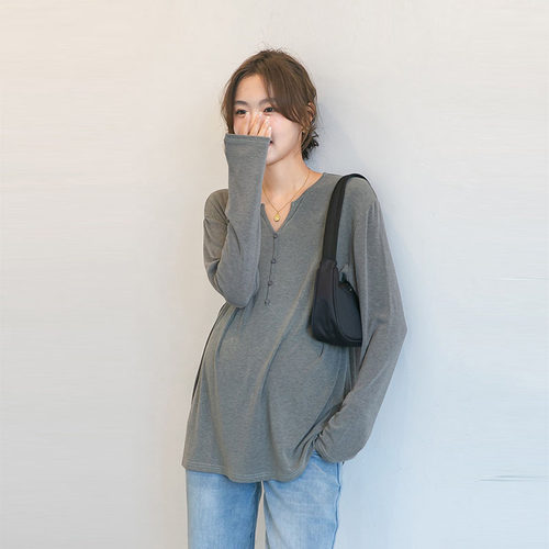 巨舒服~莫代尔上衣孕妇T恤打底衫