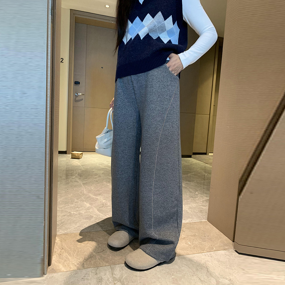 秋冬孕妇宽松休闲长裤麻灰阔腿裤孕妇大码抽绳腰休闲卫裤加厚加绒,孕妇装/孕产妇用品/营养,孕妇休闲裤,淘宝优惠券,粉丝福利购,淘宝优惠卷