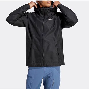 Adidas阿迪达斯 男子时尚防风休闲运动连帽冲锋衣 HN2923 HN2908
