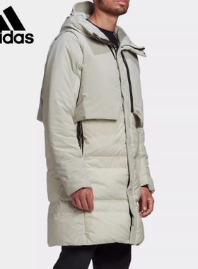 Adidas/阿迪达斯保暖男子马甲双面两件套羽绒服FT2430