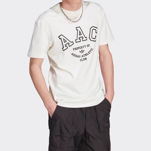 adidas阿迪达斯三叶草男子印花透气运动短袖T恤IM4571 IR7591