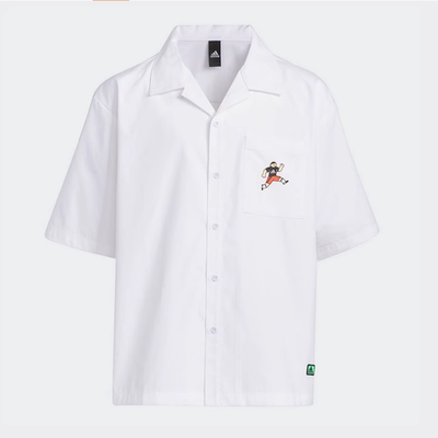 adidas阿迪达斯 SEEBIN SHORT大小童运动短袖衬衫IN3264