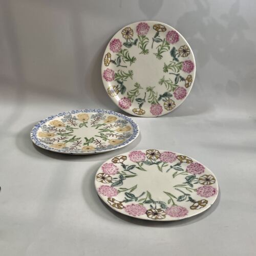日本手作瓷器 土屋麻里 陶瓷碎花水果盘菜盘甜品盘牛排餐盘手绘