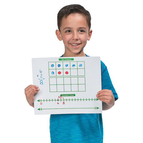 可擦写十格阵百数板数轴教具