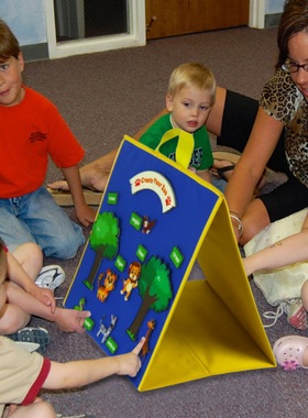 毛毡板双面站立毛毡Felt board教学板毛毡故事板早教教具