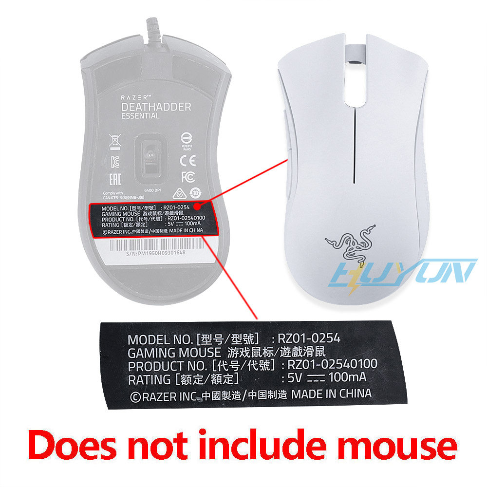 适用于雷蛇炼狱蝰蛇标准版配件外壳白色上壳顶盖鼠标壳磨砂亮面,电子元器件市场,外设配件,淘宝优惠券,粉丝福利购,淘宝优惠卷