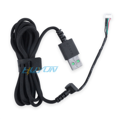 适用于雷蛇炼狱蝰蛇 V2 mini 迷你有线游戏鼠标鼠标线 连接线