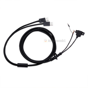 适用于罗技G413 G512 513机械键盘数据线 电源线 维修线 1.8米