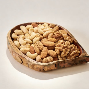 创意原生态原木果盘实木小拖盘异形茶盘木头碟子坚果篓围炉煮茶盘