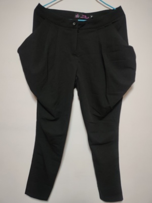 闲置女款思阳miss shine黑色哈伦裤M码腰围78裤长93cm65%棉35%聚