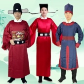 宋朝官服范仲淹包公演出服古装 话剧衙役服装 捕头师爷轿夫明朝官帽