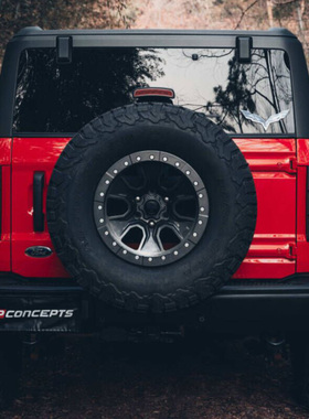 适用于福特国产烈马尾灯罩Bronco改装MP尾灯装饰罩保护框外饰配件