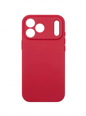 无印良品磁吸手机壳 适用于iphone17pro/苹果17max壳 红色保护套