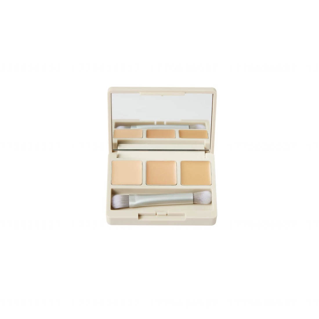 无印良品三色遮瑕膏 1.5g便携盒装彩妆带刷子遮瑕盘