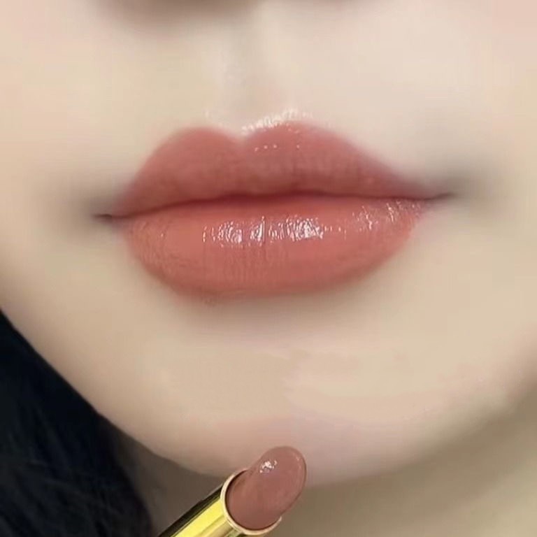 小细管滋润口红水润保湿防水百搭素颜显白肉桂奶茶双头唇线笔